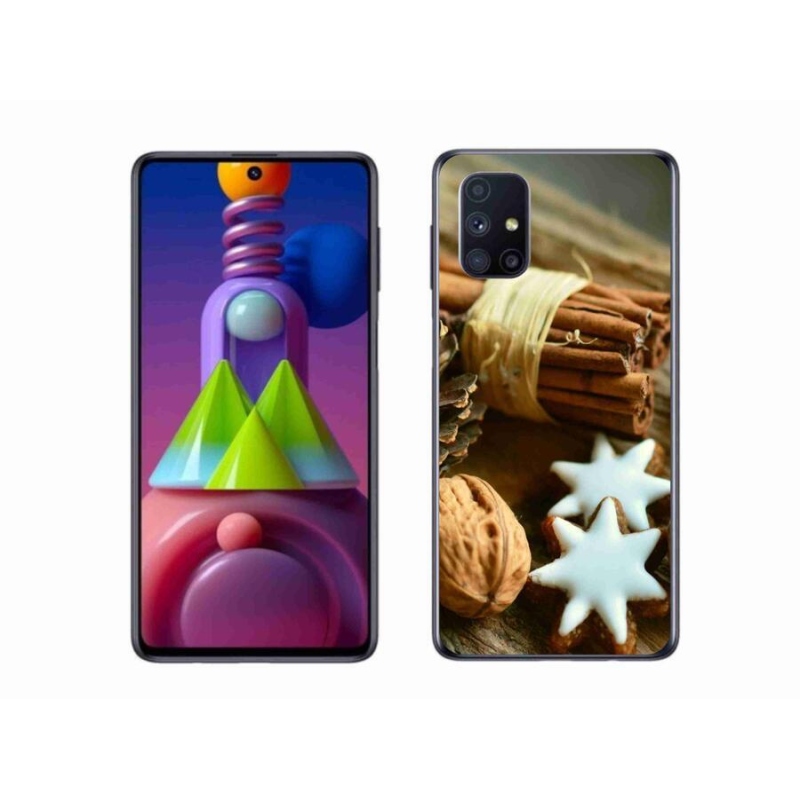 Gél borítás mmCase Samsung Galaxy M51 készülékhez - fahéj és mézeskalács