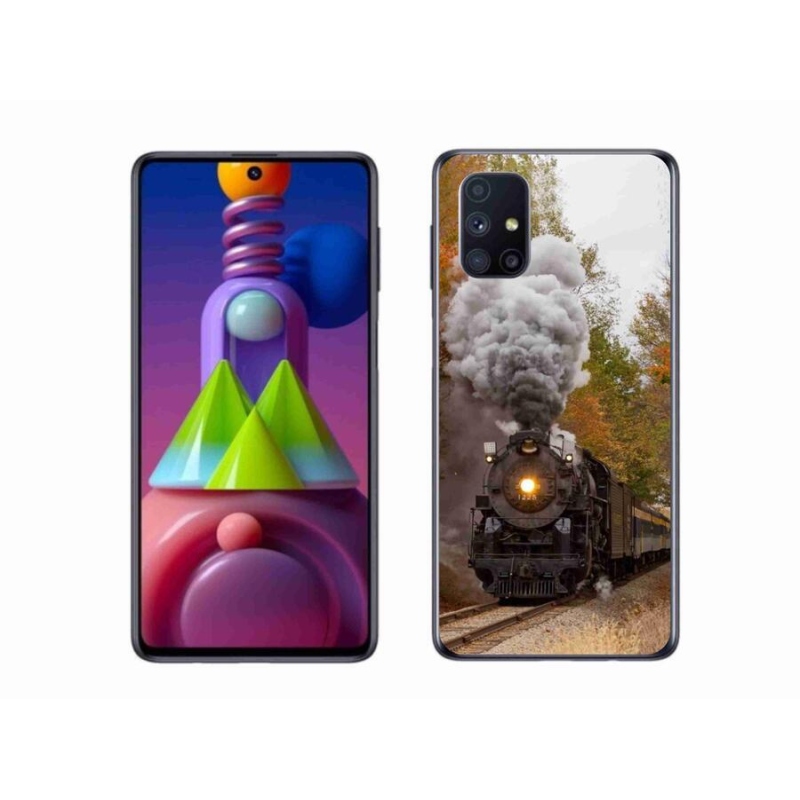 Gél védőhuzat mmCase Samsung Galaxy M51 - vonat 1