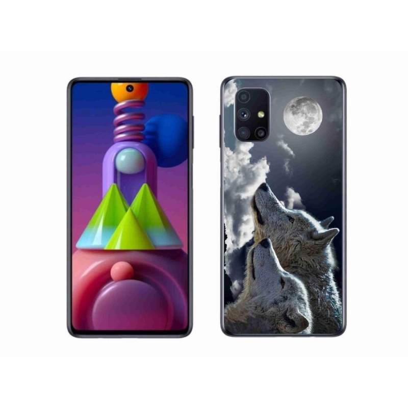 Zselés borítás mmCase Samsung Galaxy M51 - farkasok