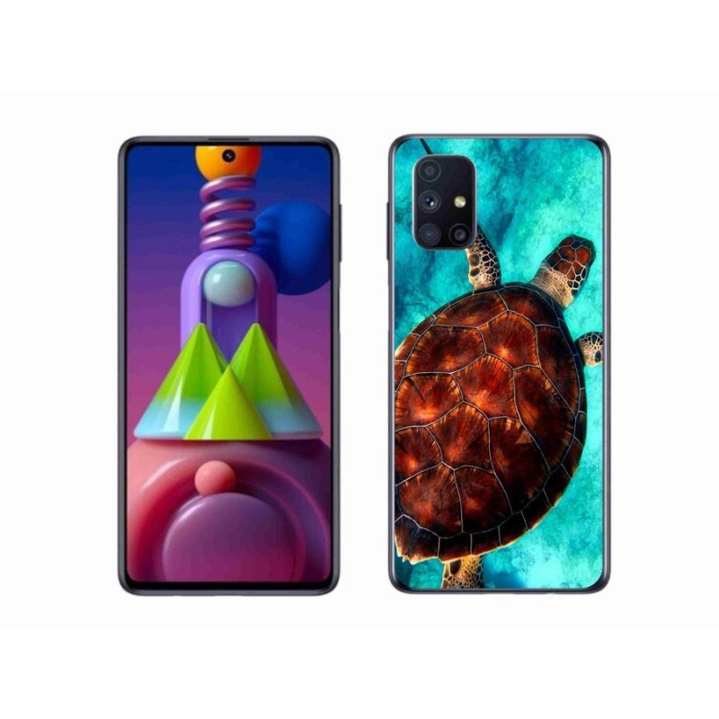 Gél védőhuzat mmCase Samsung Galaxy M51 - teknősbéka