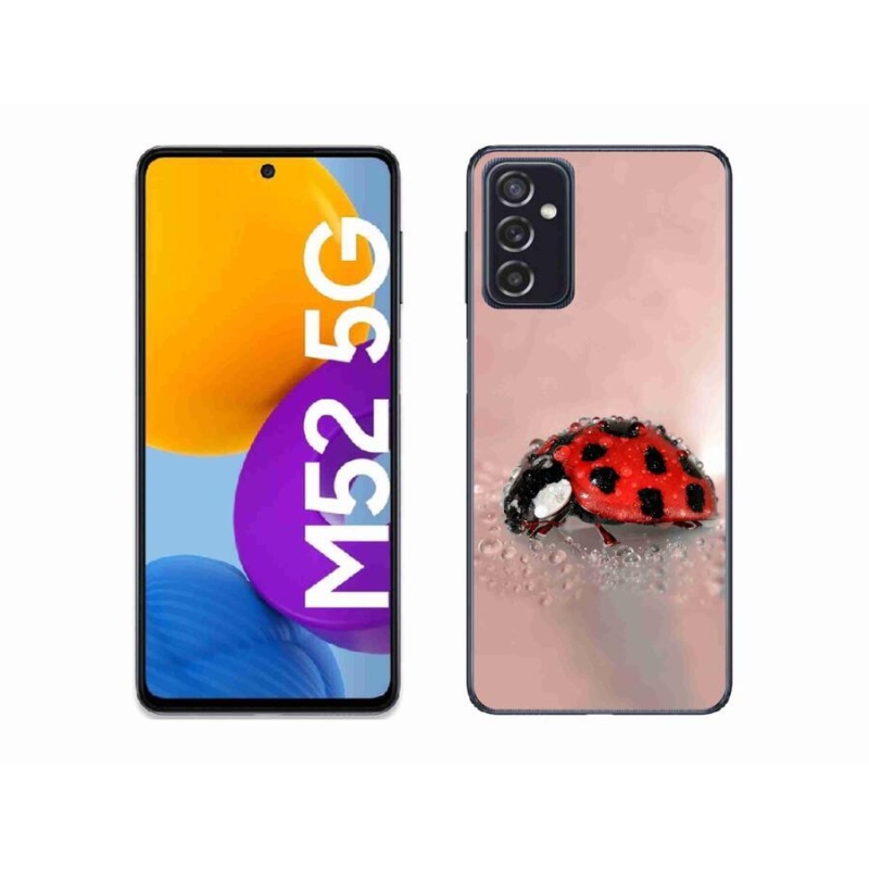 Zselés borítás mmCase Samsung Galaxy M52 5G - katicabogárhoz