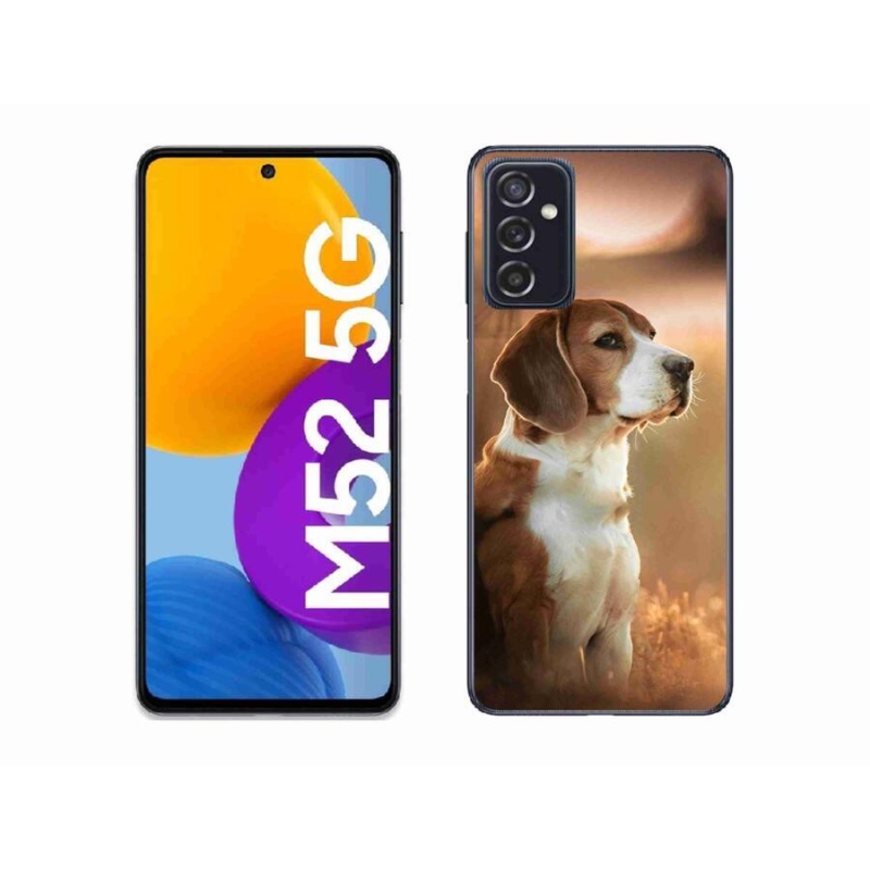 Gél védőhuzat mmCase Samsung Galaxy M52 5G - bézs színű