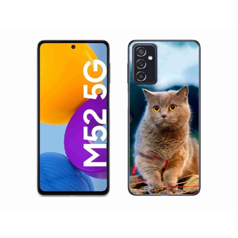 Gél védőhuzat mmCase Samsung Galaxy M52 5G - brit kék 2