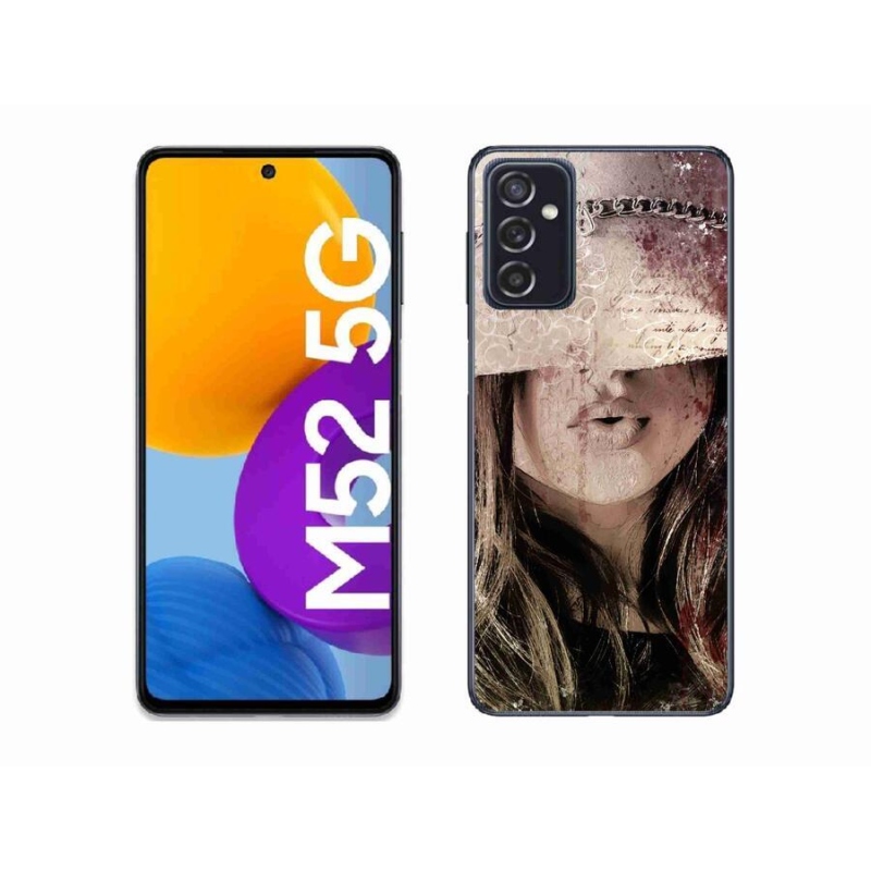 Zselés borítás mmCase Samsung Galaxy M52 5G - lányhoz