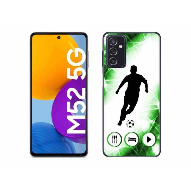 Zselés borítás mmCase Samsung Galaxy M52 5G - focista számára