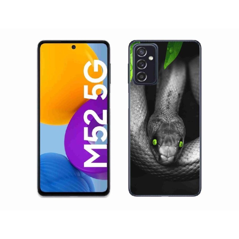 Zselés borítás mmCase Samsung Galaxy M52 5G - kígyó