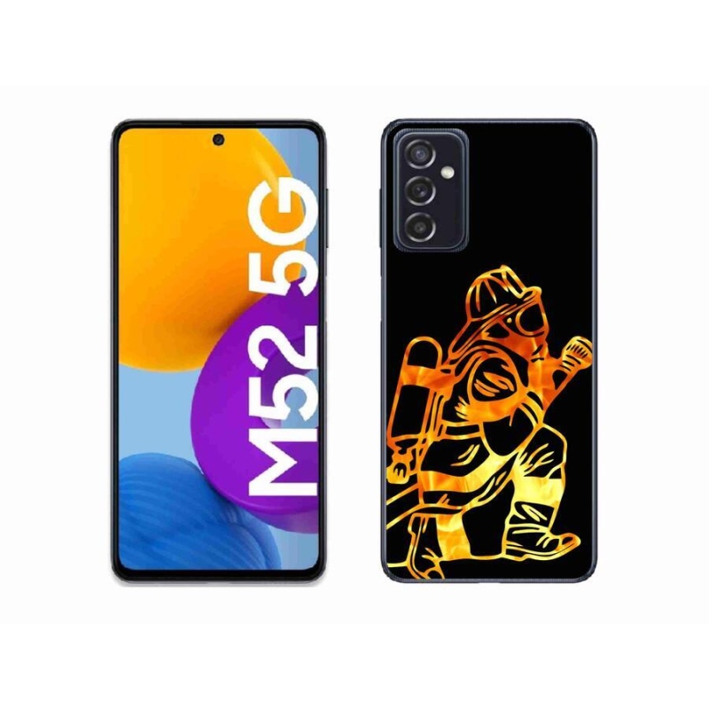 Gél borító mmCase Samsung Galaxy M52 5G - tűzoltó 1