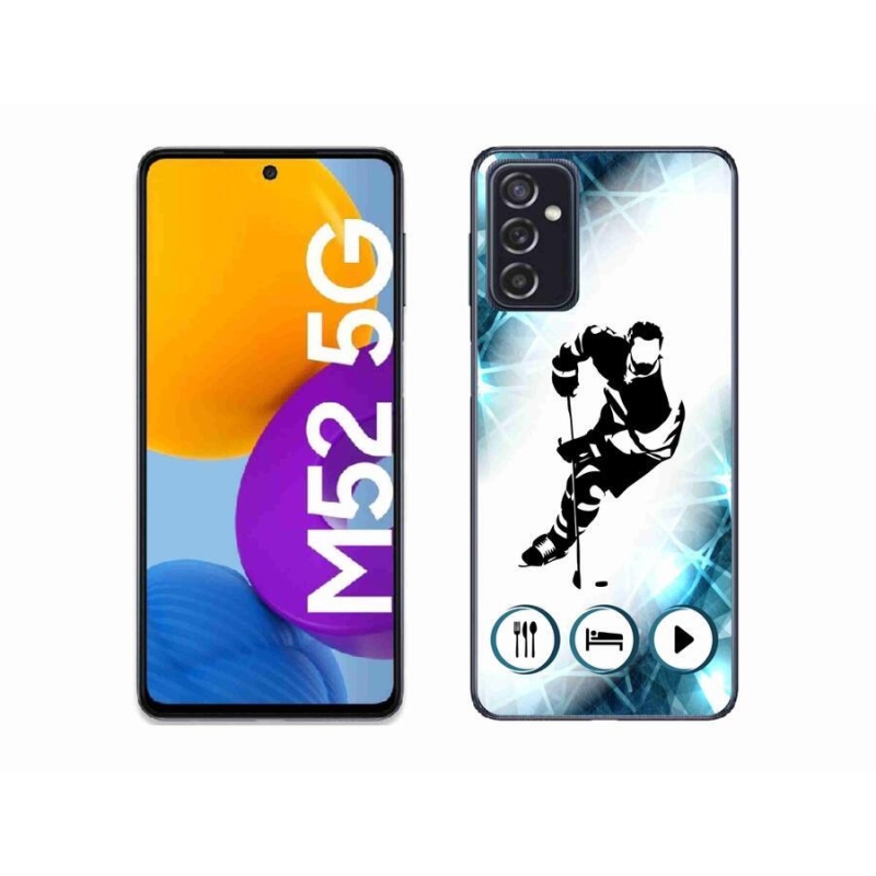 Zselés borítás mmCase Samsung Galaxy M52 5G - jégkorong 1
