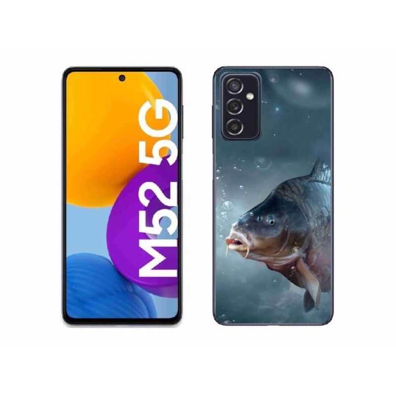 Gél borítás mmCase Samsung Galaxy M52 5G - ponty és buborékok