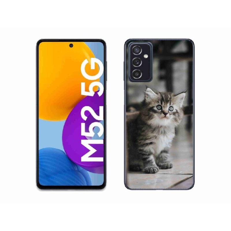 Zselés borítás mmCase Samsung Galaxy M52 5G - cica