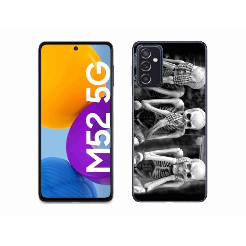 Zselés borítás mmCase Samsung Galaxy M52 5G - csontvázakhoz