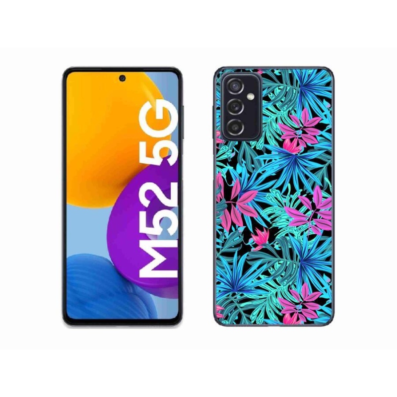 Zselés borítás mmCase Samsung Galaxy M52 5G - virágok 3