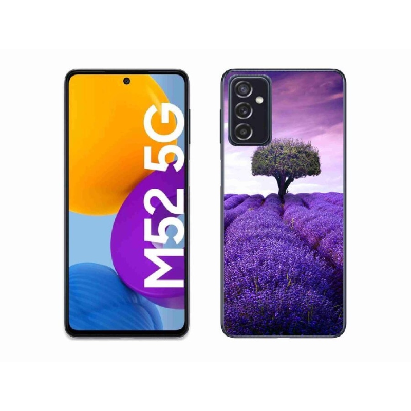 Gél védőhuzat mmCase Samsung Galaxy M52 5G - levendula rét