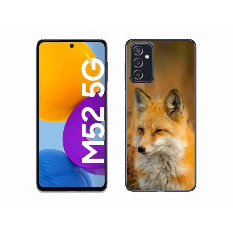 Gél védőhuzat mmCase Samsung Galaxy M52 5G - róka