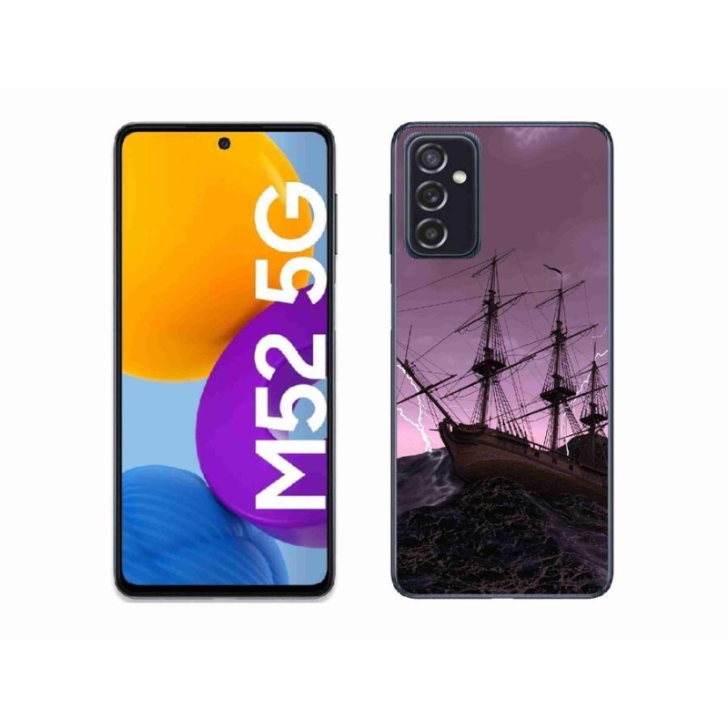 Zselés borítás mmCase Samsung Galaxy M52 5G - hajó a viharban