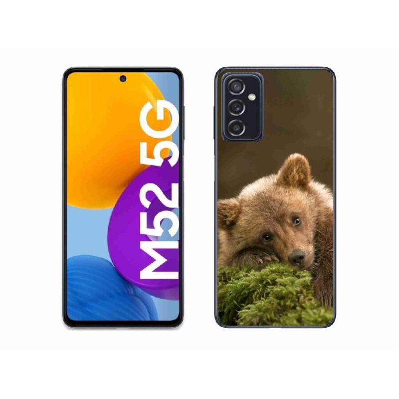 Zselés borítás mmCase Samsung Galaxy M52 5G - medve