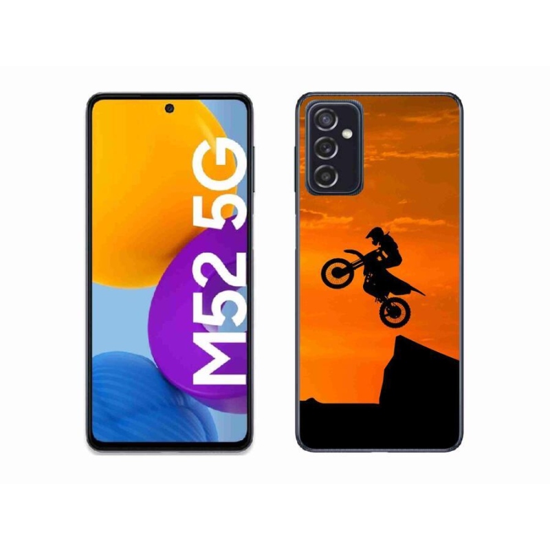 Zselés borítás mmCase Samsung Galaxy M52 5G - motocross