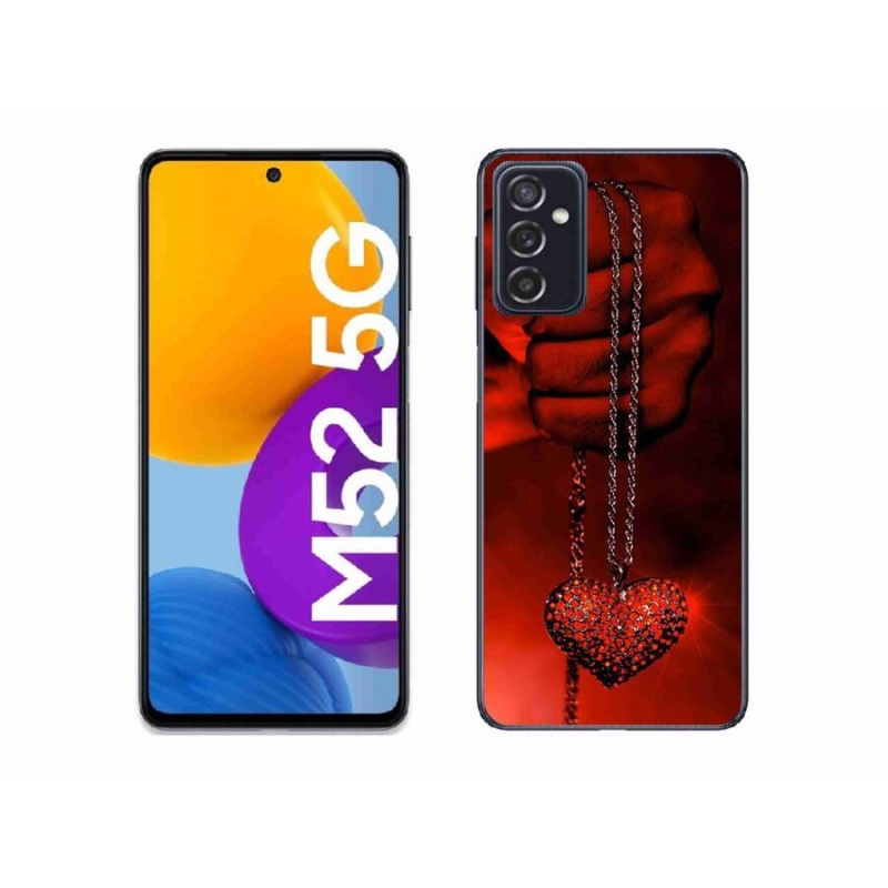 Zselés borítás mmCase Samsung Galaxy M52 5G - nyaklánc
