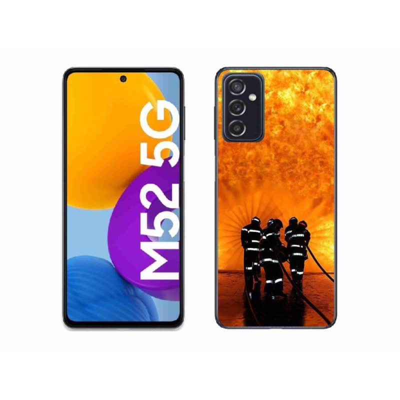 Zselés borítás mmCase Samsung Galaxy M52 5G - tűz