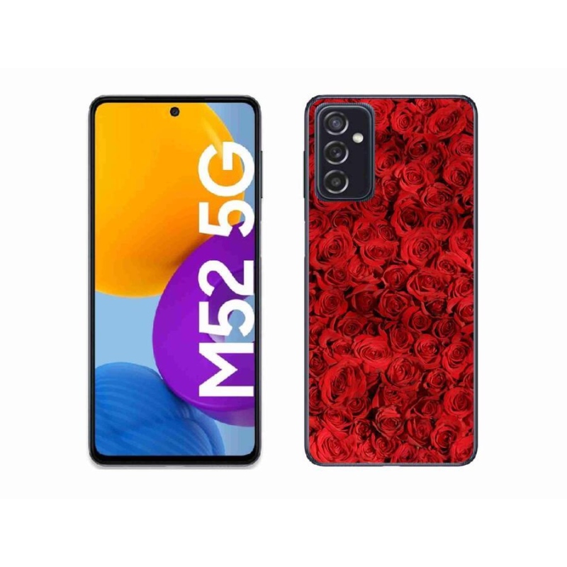 Zselés borítás mmCase Samsung Galaxy M52 5G - rózsaszínű