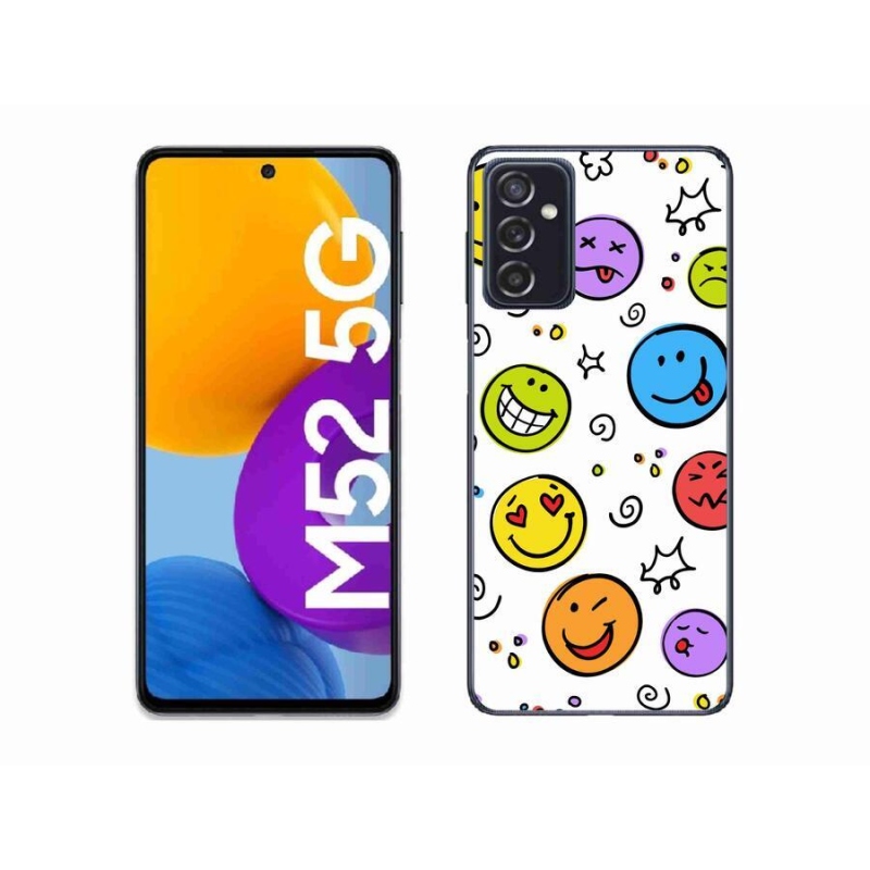 Zselés borítás mmCase Samsung Galaxy M52 5G - smiley-khoz