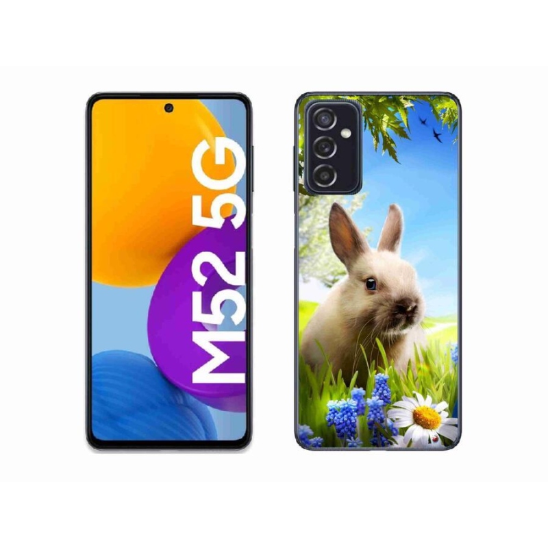 Zselés borítás mmCase Samsung Galaxy M52 5G - nyuszi