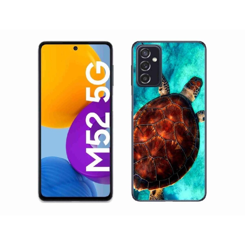Gél védőhuzat mmCase Samsung Galaxy M52 5G - teknősbéka