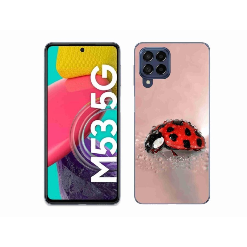 Zselés borítás mmCase Samsung Galaxy M53 5G - katicabogárhoz