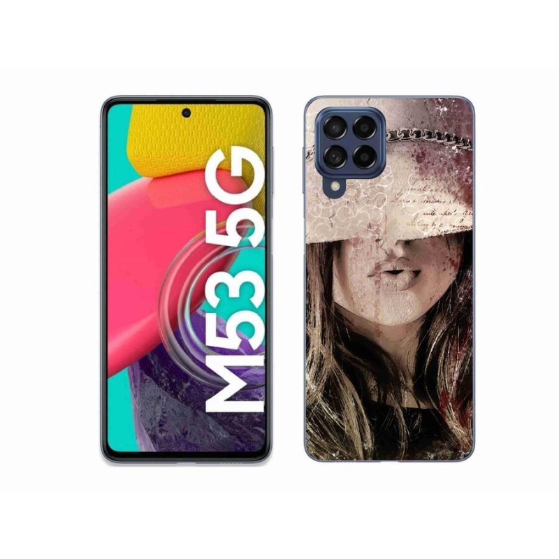 Zselés borítás mmCase Samsung Galaxy M53 5G - lányhoz
