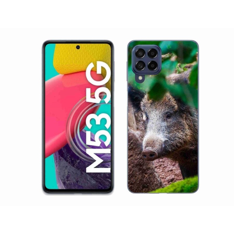 Gél borító mmCase Samsung Galaxy M53 5G - vaddisznóhoz