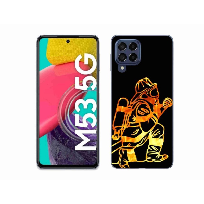 Gél borítás mmCase Samsung Galaxy M53 5G - tűzoltó 1