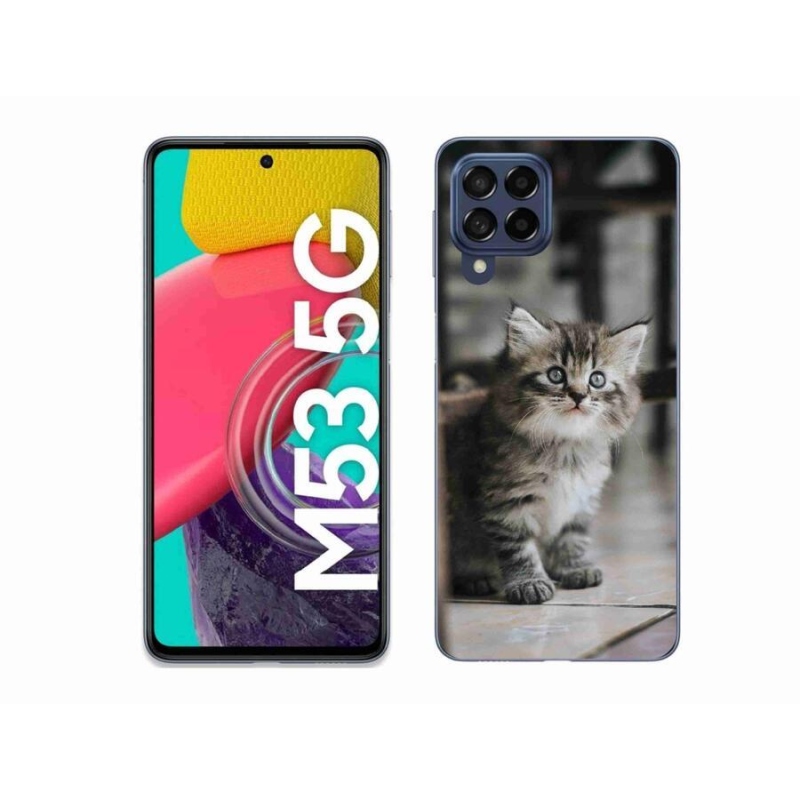 Gél védőhuzat mmCase Samsung Galaxy M53 5G - cica