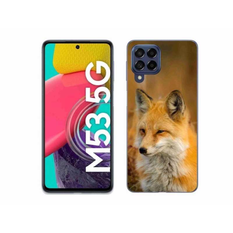 Gél védőhuzat mmCase Samsung Galaxy M53 5G - róka