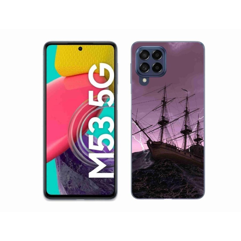 Zselés borítás mmCase Samsung Galaxy M53 5G - hajó a viharban