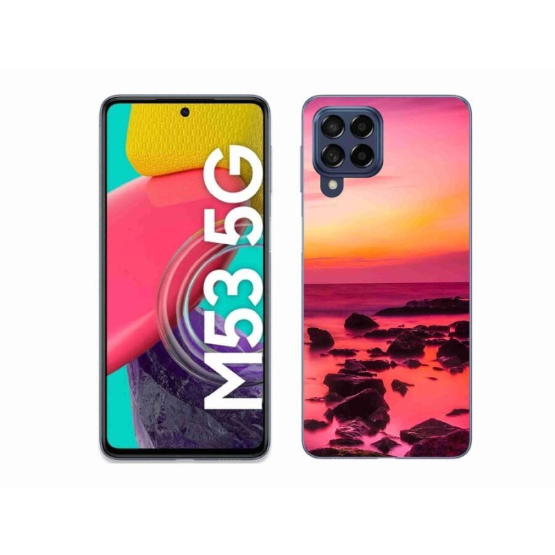 Gél borítás mmCase Samsung Galaxy M53 5G - tenger és ragyogás