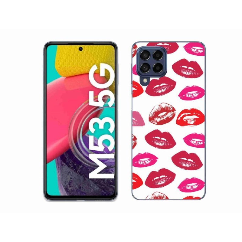 Zselés borítás mmCase Samsung Galaxy M53 5G - ajkakhoz