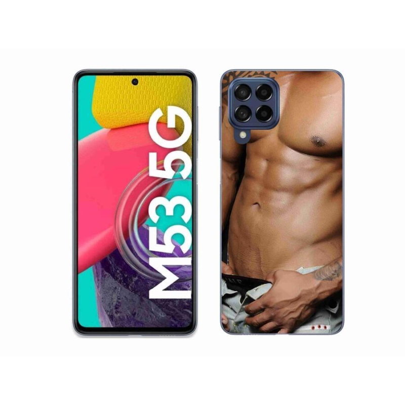 Gél borítás mmCase Samsung Galaxy M53 5G - szexi férfi