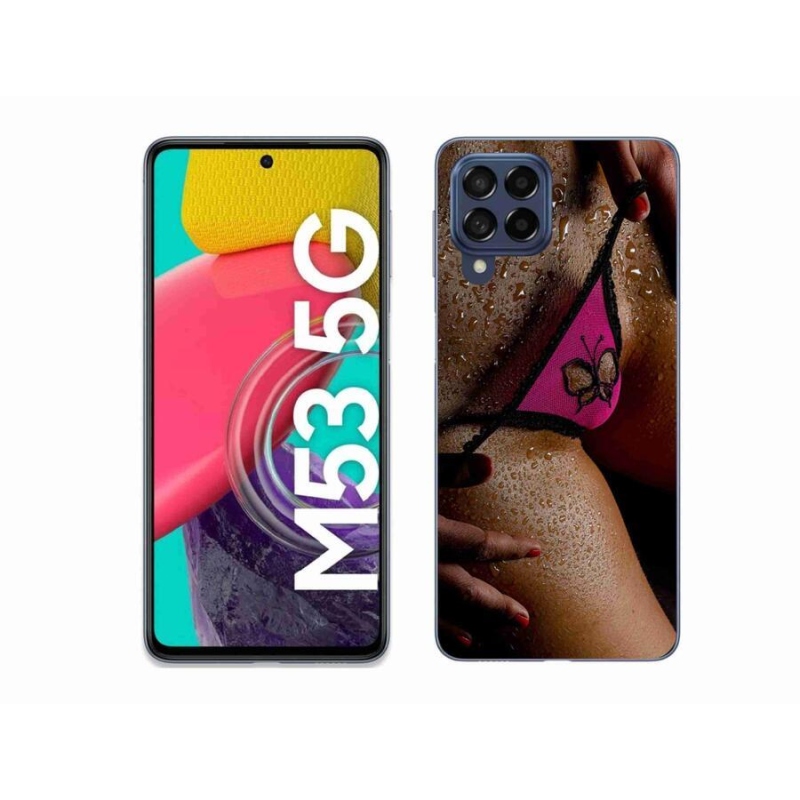 Gél borító mmCase Samsung Galaxy M53 5G - szexi nő - Samsung Galaxy M53 5G számára