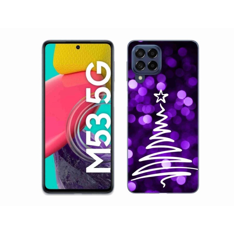 Zselés borítás mmCase Samsung Galaxy M53 5G - fa