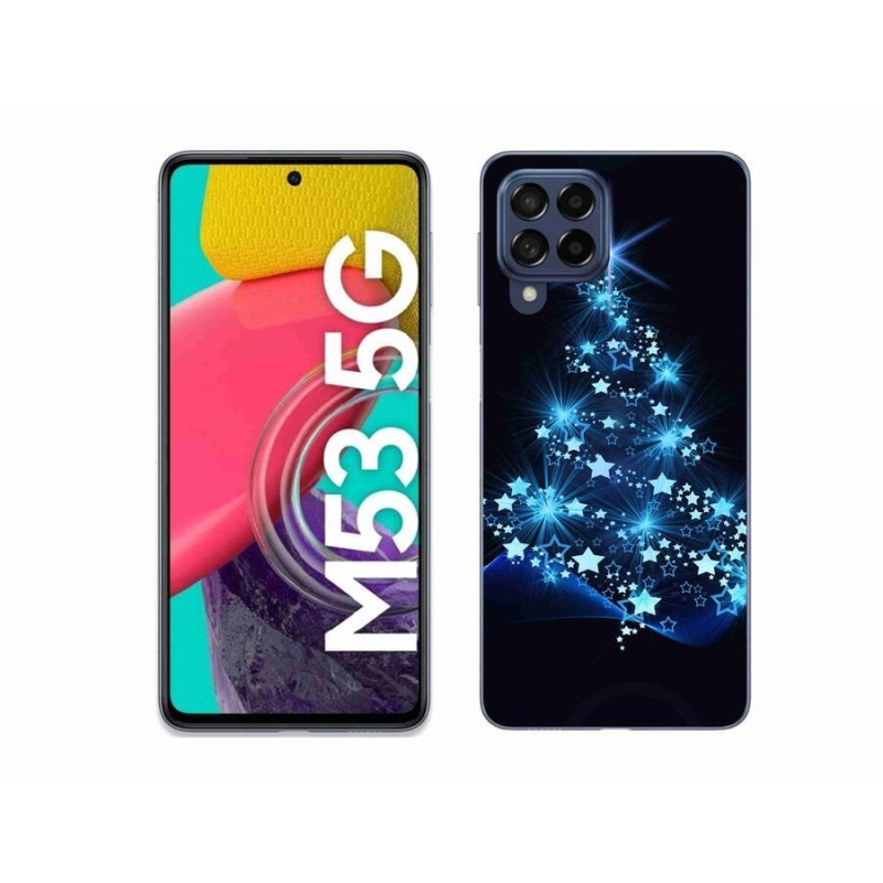 Gél borítás mmCase Samsung Galaxy M53 5G - karácsonyfa