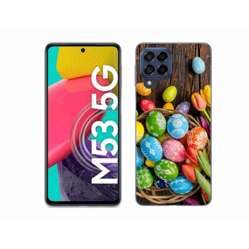 Gél borítás mmCase Samsung Galaxy M53 5G - Húsvéti tojás