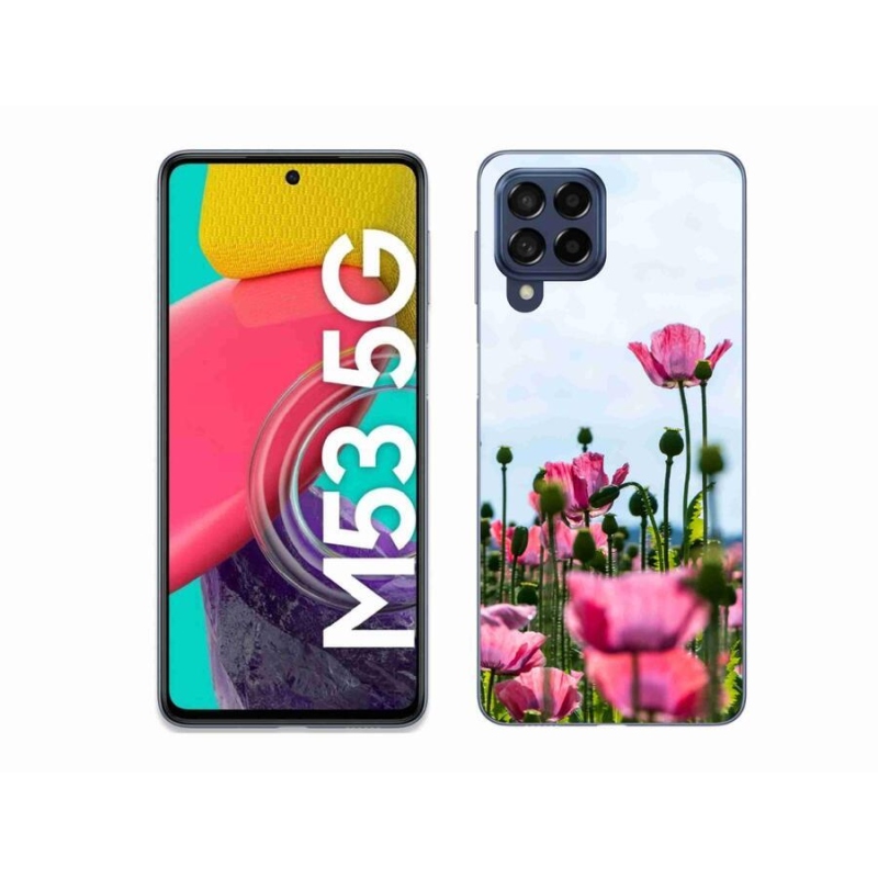 Gél védőhuzat mmCase Samsung Galaxy M53 5G - mákos színű