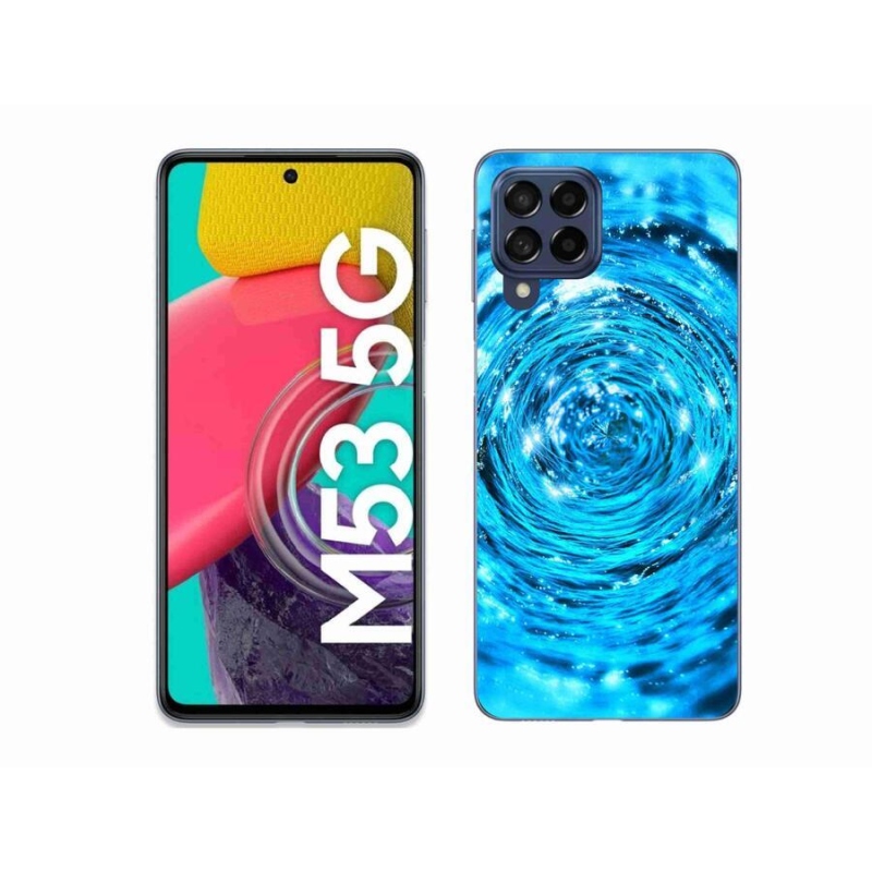 Gél borítás mmCase Samsung Galaxy M53 5G - vízörvény - Samsung Galaxy M53 5G számára