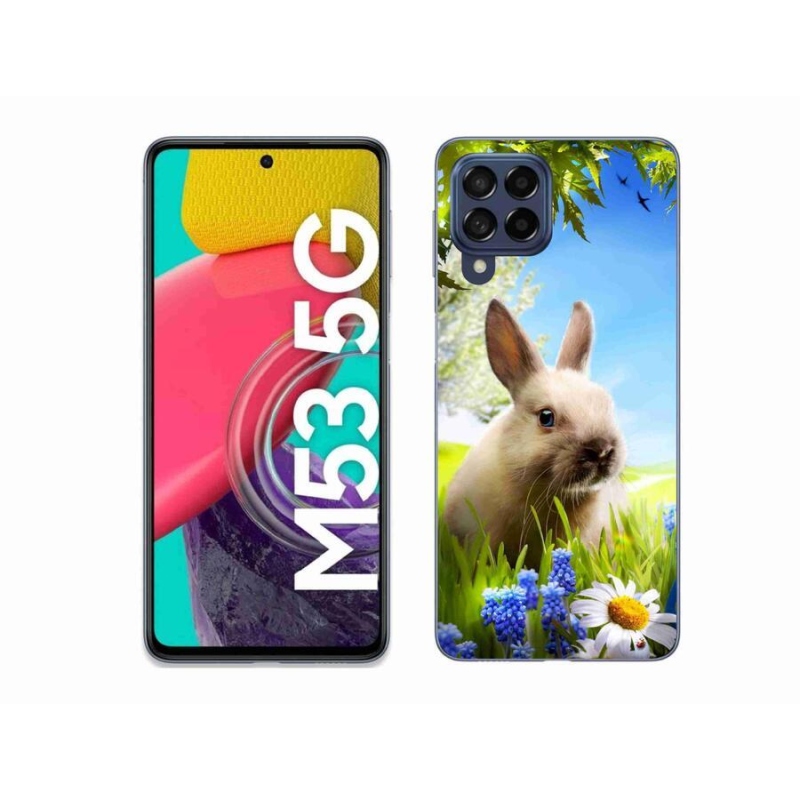 Zselés borítás mmCase Samsung Galaxy M53 5G - nyuszi