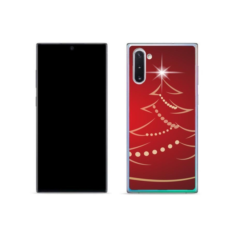 Gél borítás mmCase Samsung Galaxy Note 10 - karácsonyfa karikatúra