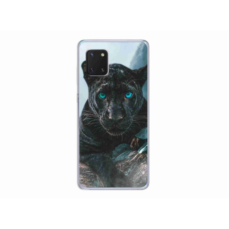 Gél védőhuzat mmCase Samsung Galaxy Note 10 Lite készülékhez - fekete párduc