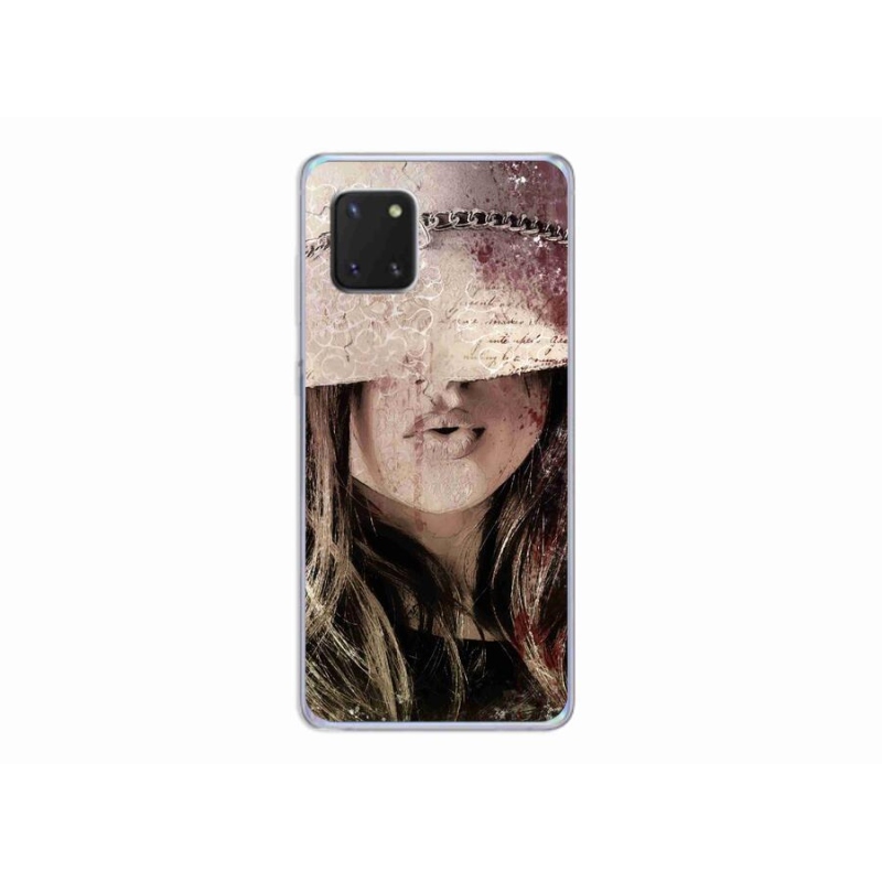 Gél védőhuzat mmCase Samsung Galaxy Note 10 Lite készülékhez - lány