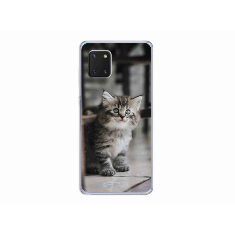 Zselés borítás mmCase Samsung Galaxy Note 10 Lite készülékhez - cica