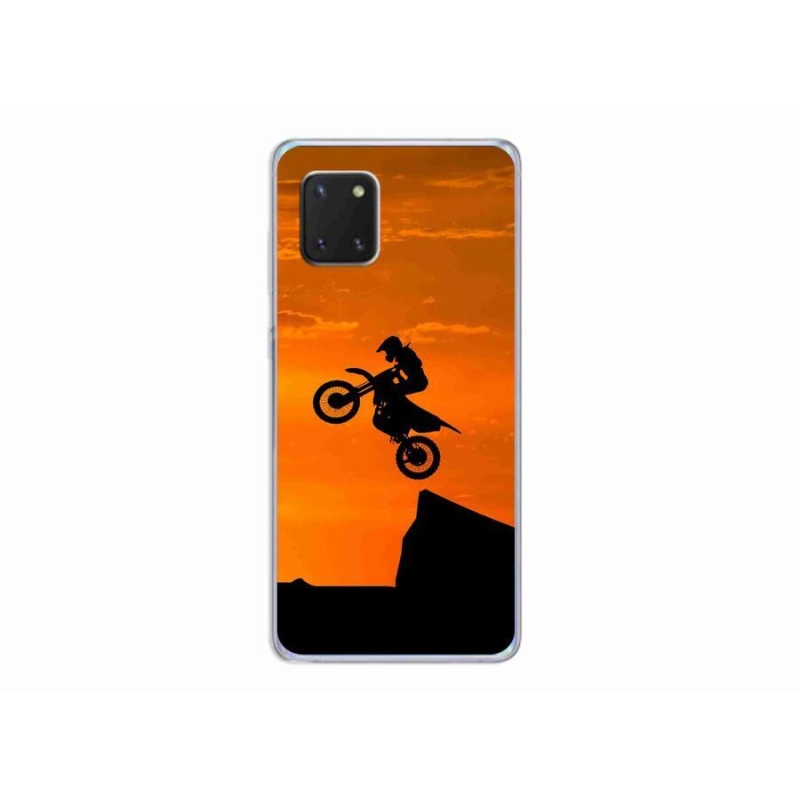 Zselés borítás mmCase Samsung Galaxy Note 10 Lite készülékhez - motocross