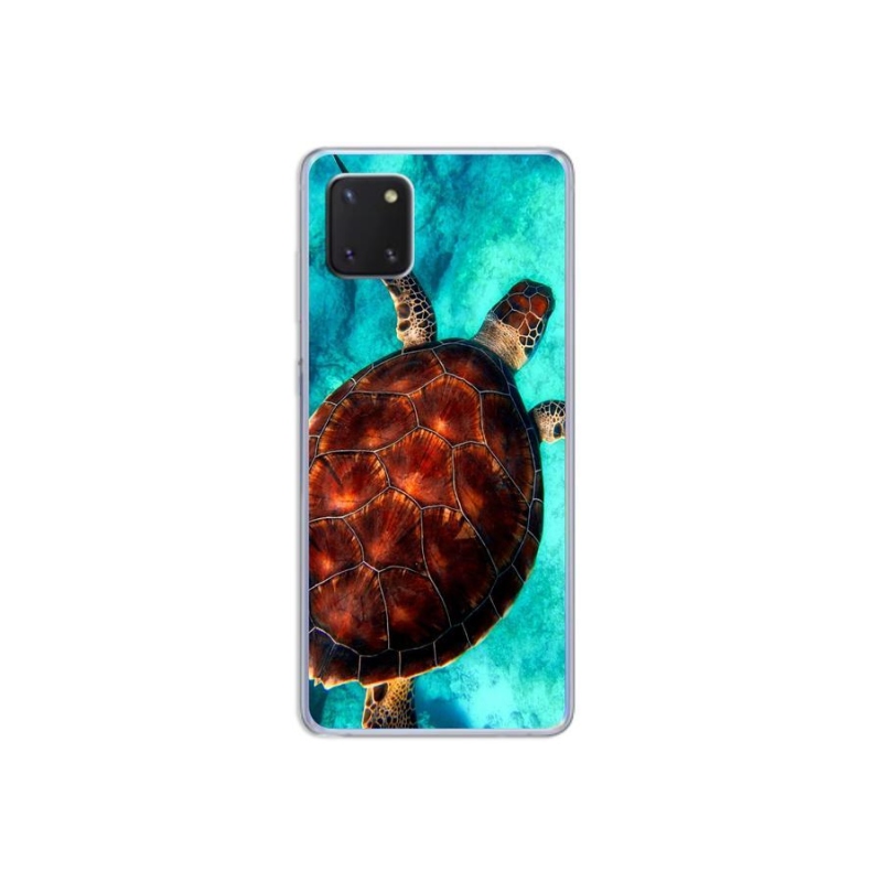 Zselés borítás mmCase Samsung Galaxy Note 10 Lite készülékhez - teknősbéka